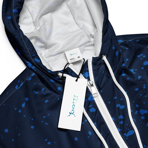 Blue Mahi-mahi Dolphin Women’s cropped windbreaker